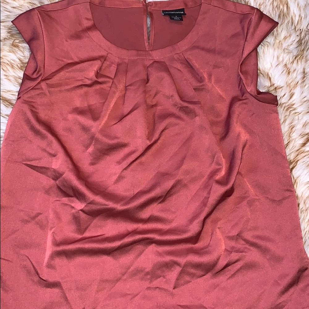 Rose Gold Office Style Womens Blouse